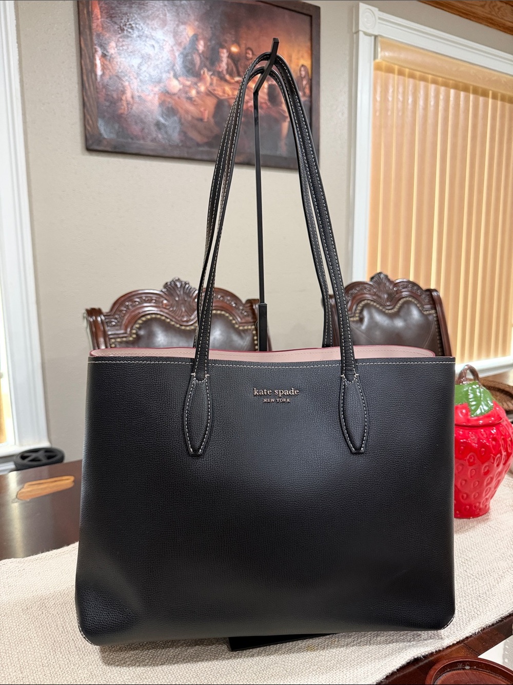 kate spade Black Tote with wristlet